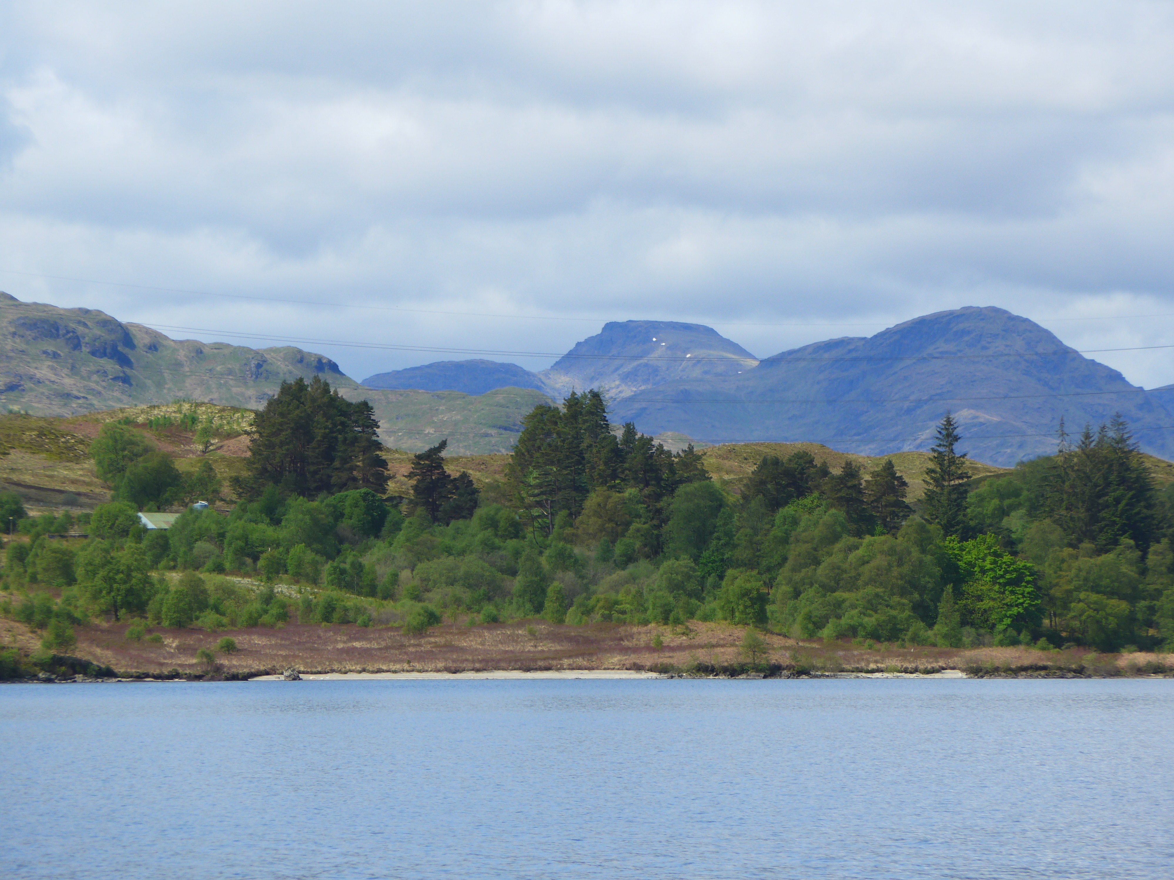 Mountains and Loch Katrine photo by Diane Young Artist at stroud