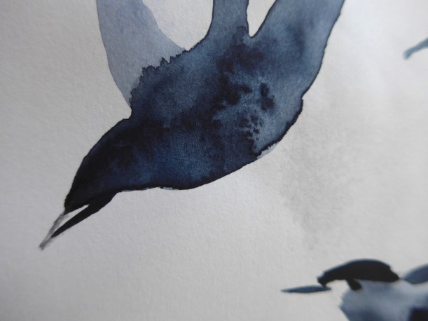 Birds with Chinese Brush (3)